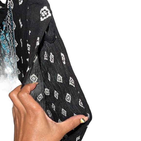 Justice Girl’s Beaded Embroidered Geometric Print Tassel Peasant Dress Size 14 - Picture 11 of 15